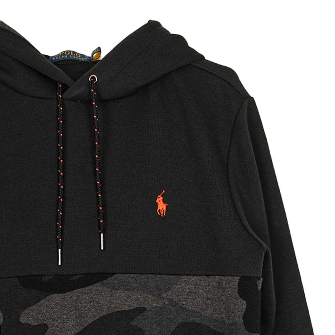 폴로랄프로렌 포니 카모 배색 스웻 후디 (S) 상품이미지3