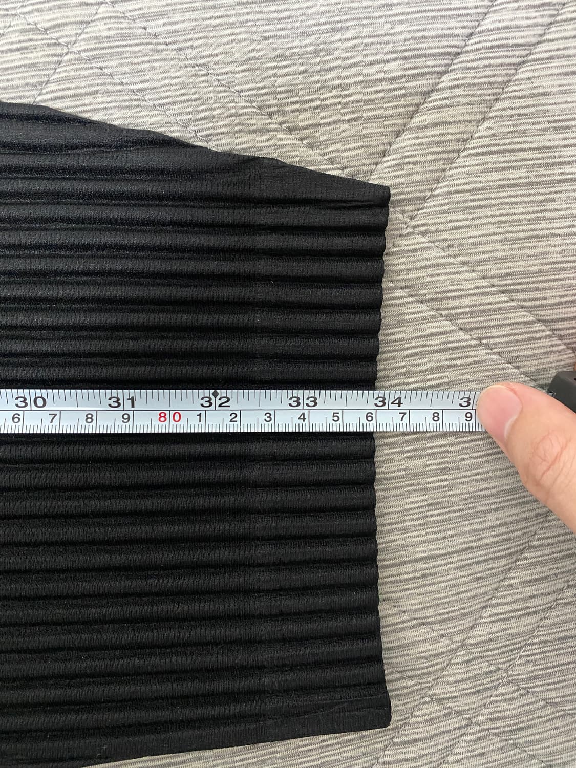 옴므플리세 베이직 팬츠 블랙 3 상품이미지5
