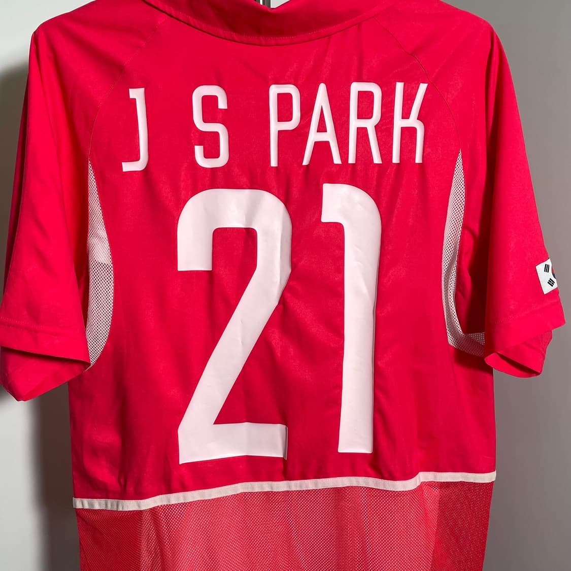 2002 월드컵 국가대표 박지성 선수용 홈 유니폼 상품이미지7