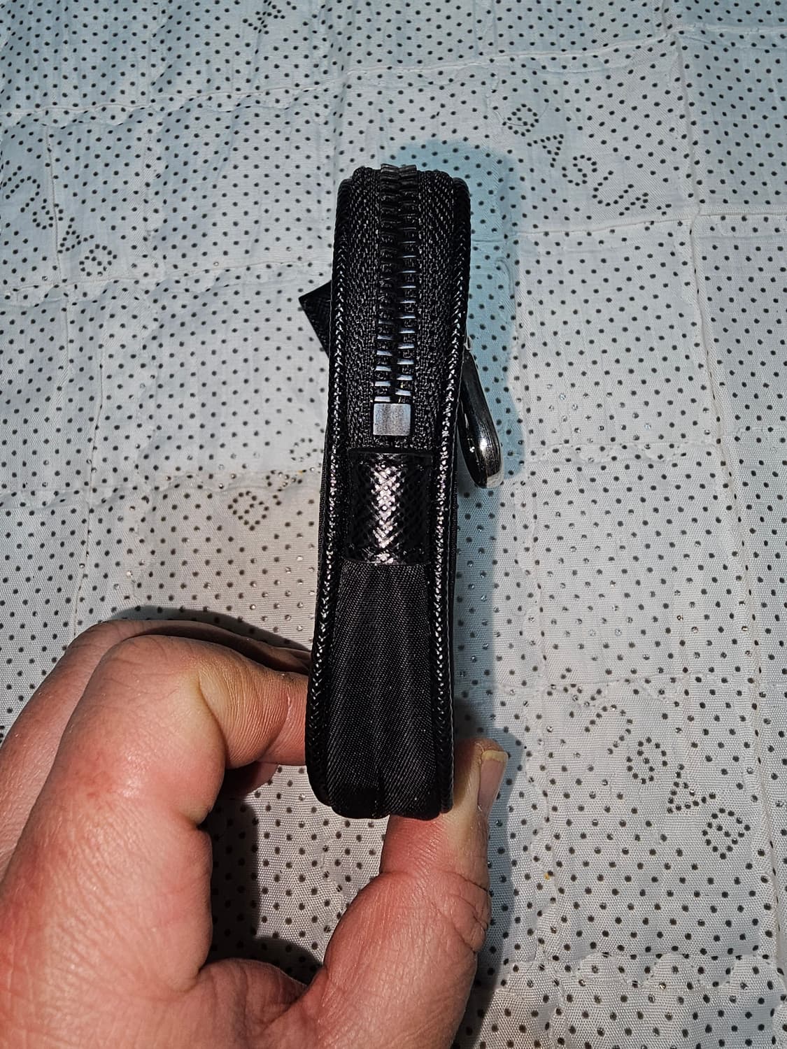 프라다 블랙 보조 파우치 상품이미지4