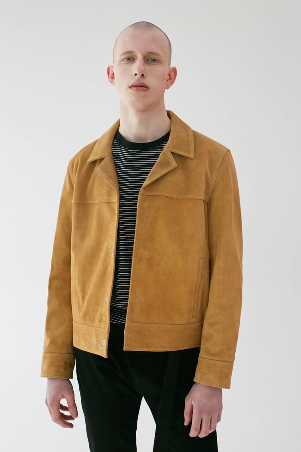 인사일런스 스웨이드 램스킨 자켓 L 상품이미지2