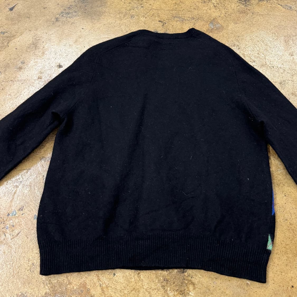 폴로 랄프로렌 아가일 패턴 그린 블루 블랙 니트 상품이미지4