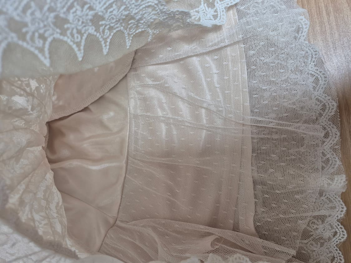 리즈리사 샘플 히메갸루 연베이지 레이스 스카팡 상품이미지6