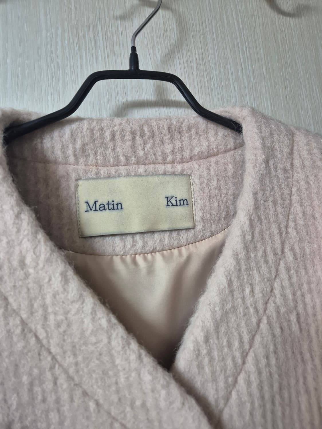 마뗑킴 볼륨 베이지 가디건 니트자켓 마땡킴 상품이미지4