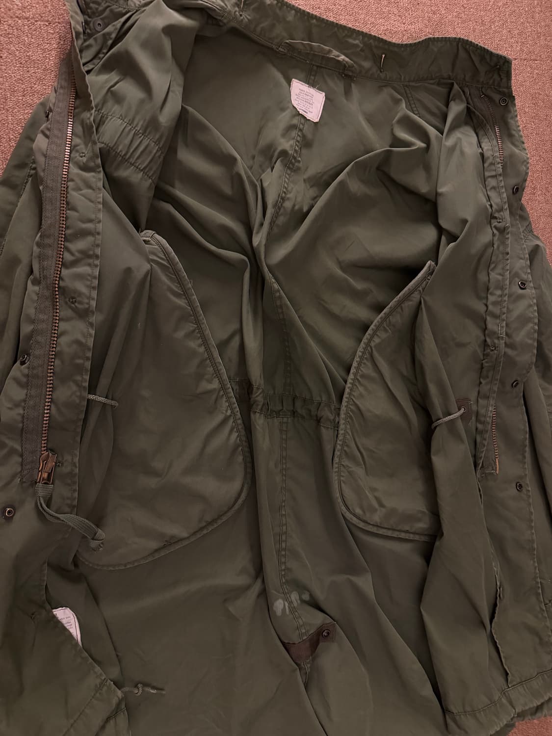 70s m65 피쉬테일 개파카 M/L 상품이미지3