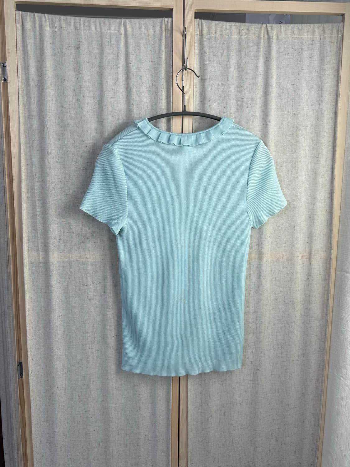 Courreges 꾸레쥬 니트 반팔 블라우스 상품이미지8