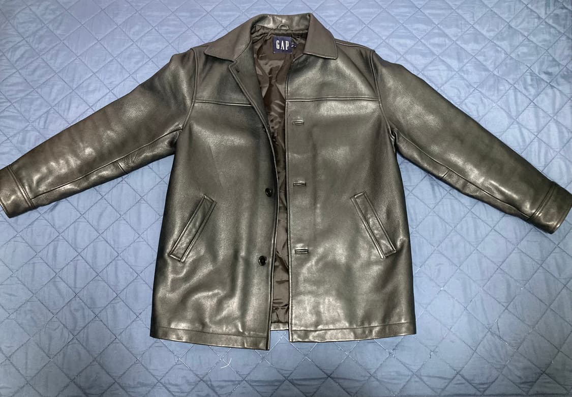 S 사이즈 올드갭 레더 카코트 상품이미지1