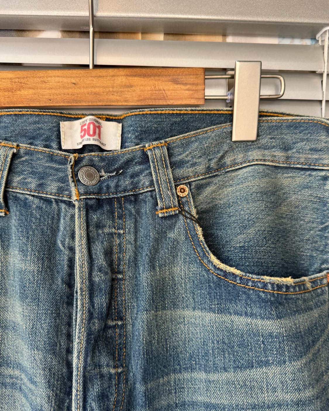 Levi's 501 washed denim pants 상품이미지5