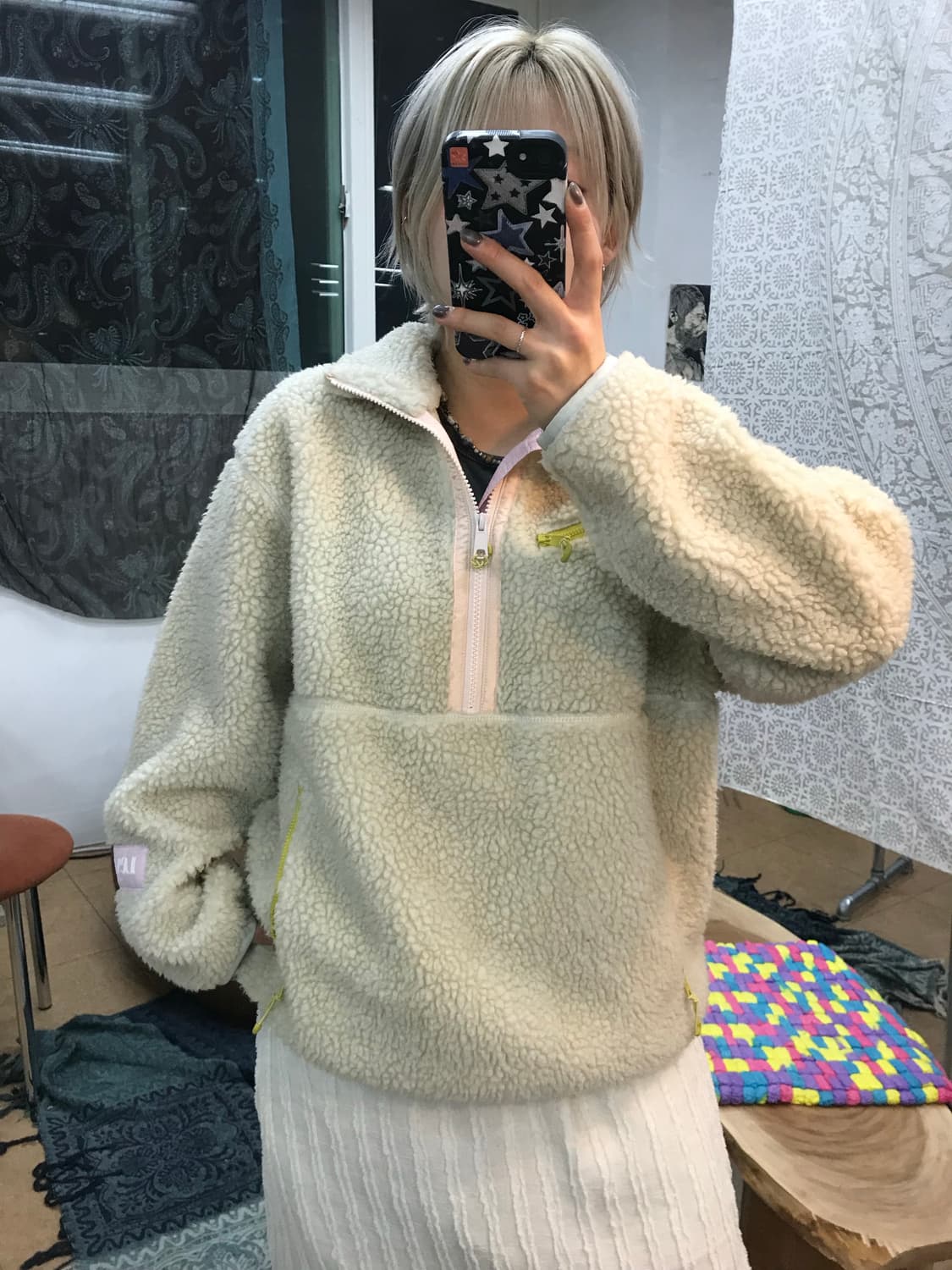 리바이스 여성 아노락 후리스  상품이미지2