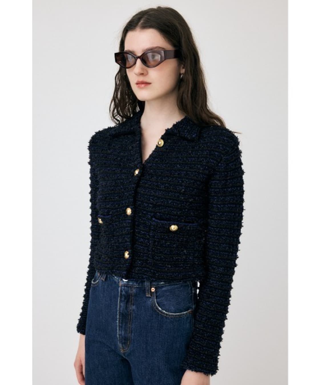 MOUSSY Tweedy Knit Cardigan 상품이미지5