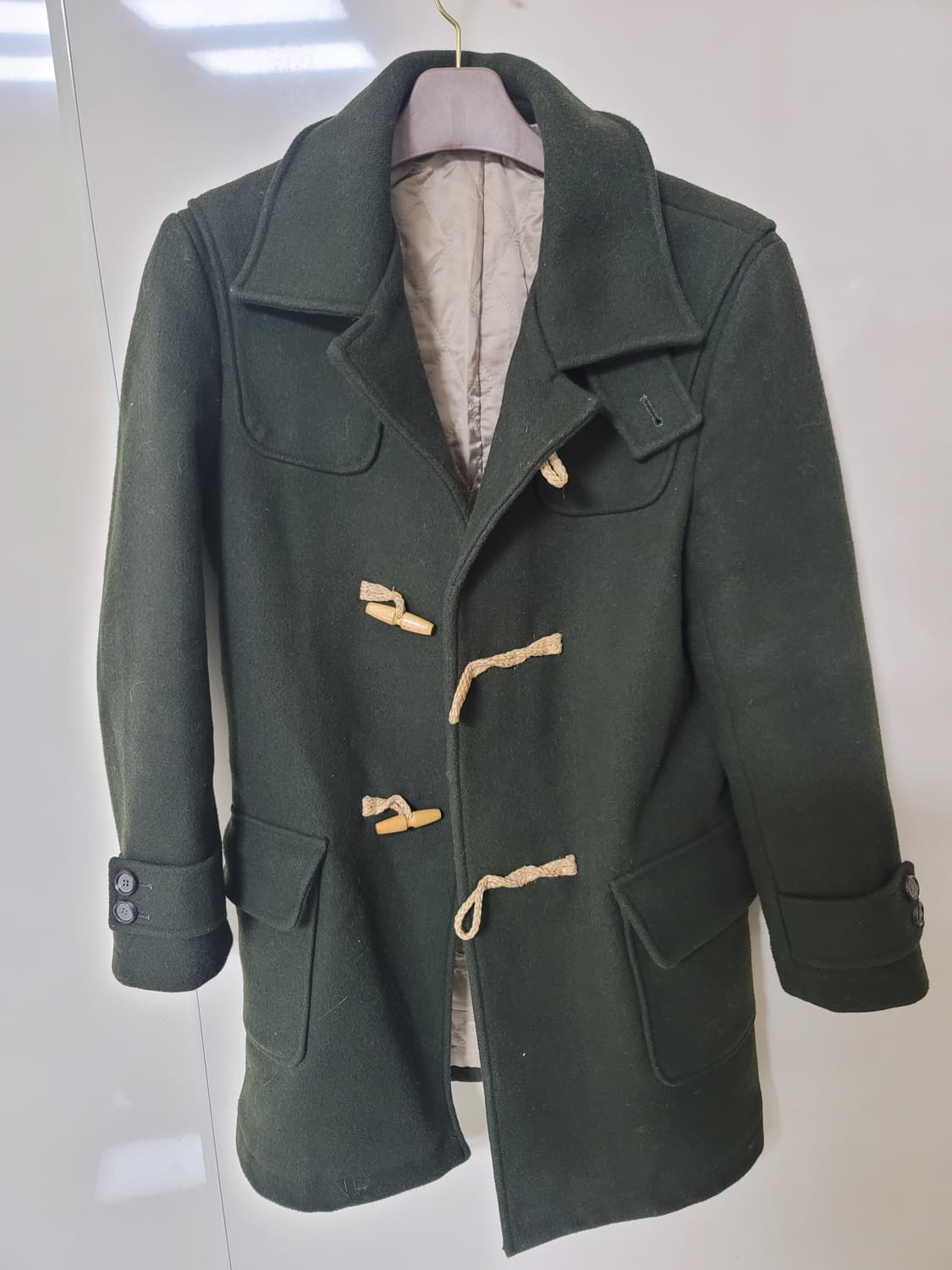 SLOWER 슬로워 울 떡볶이코트 50표기 남성 100정사이즈 상태굿 상품이미지1