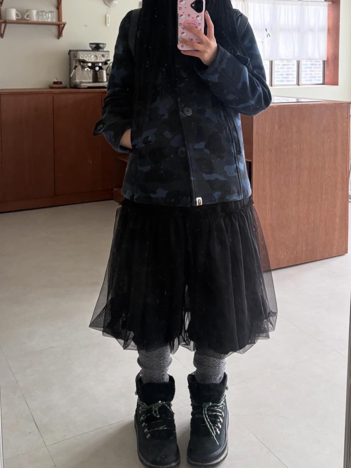 베이프 카모 코트 상품이미지3