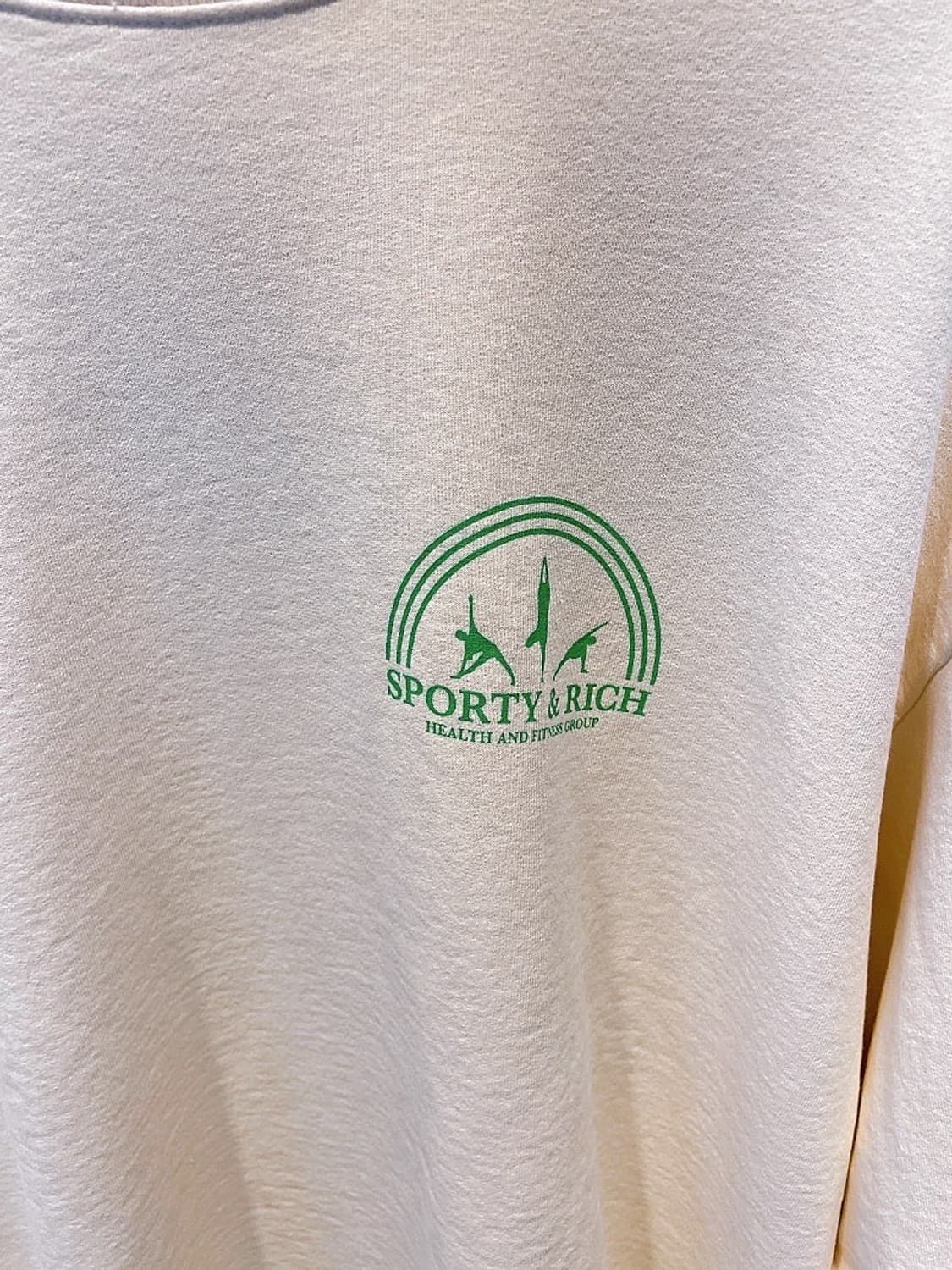 (정품/새상품) 스포티앤리치 공용 피트니스 약기모 맨투맨 상품이미지2