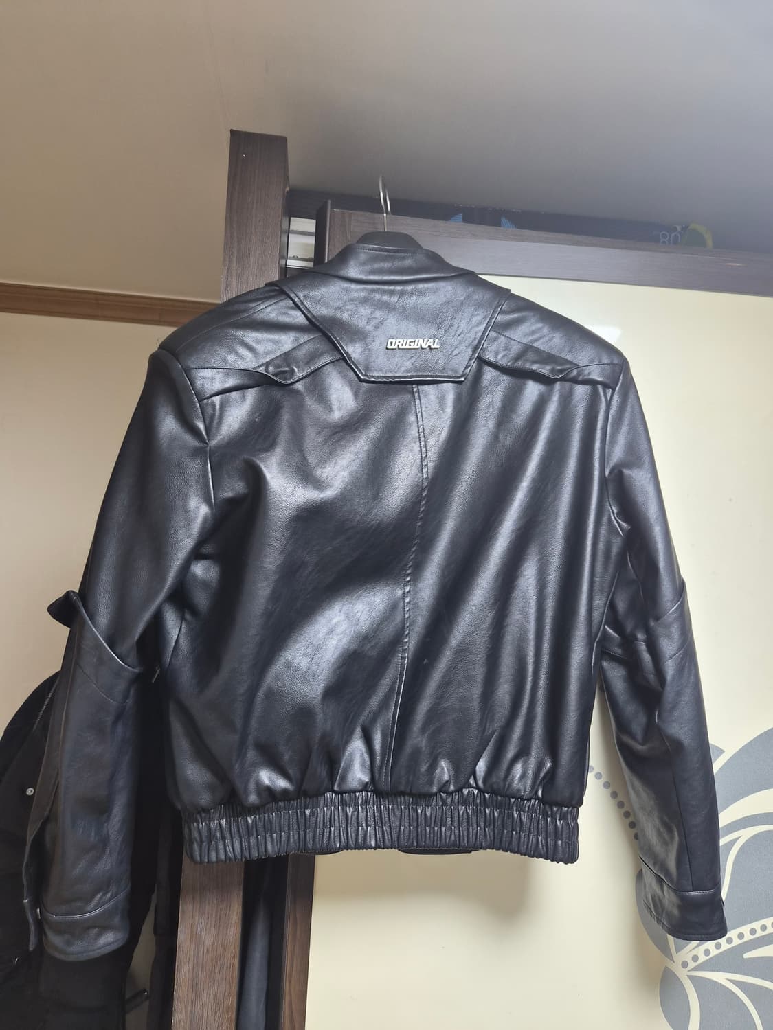 비엑세스 콜드웨이브  바이커 모터 레더자켓 상품이미지3