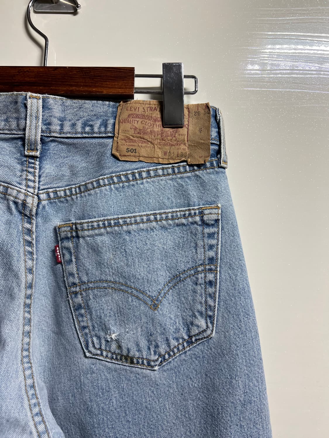 빈티지 리바이스501 연청 데님팬츠 상품이미지6