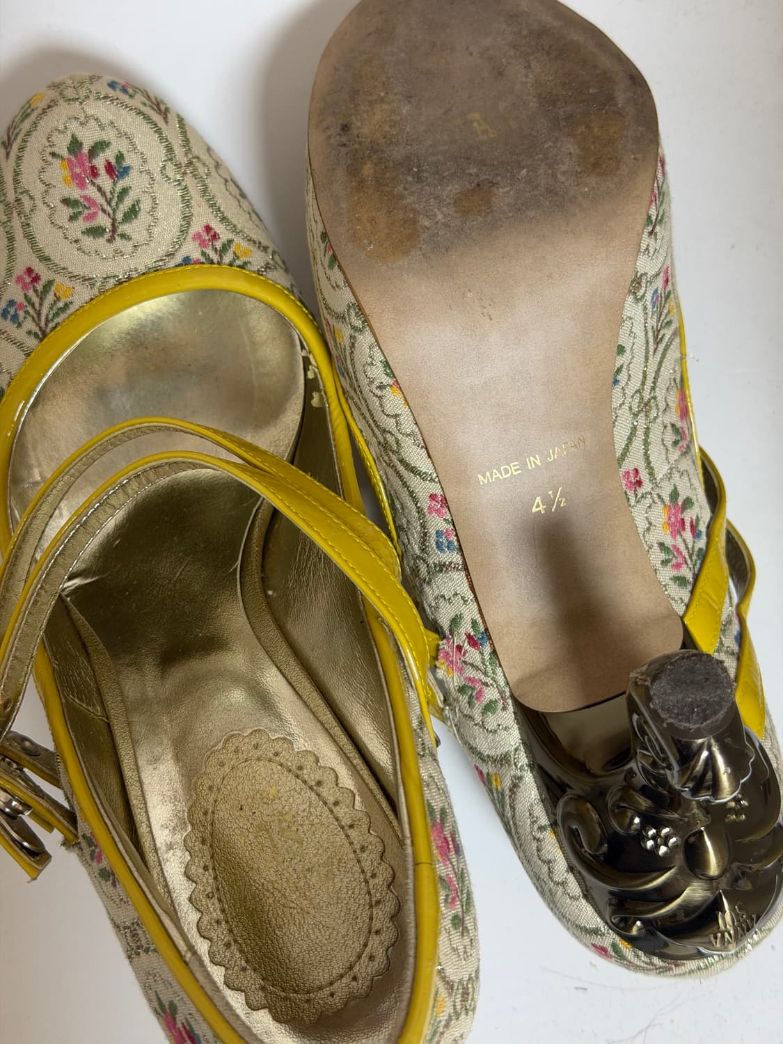 vintage anna sui cat foot heels 상품이미지4