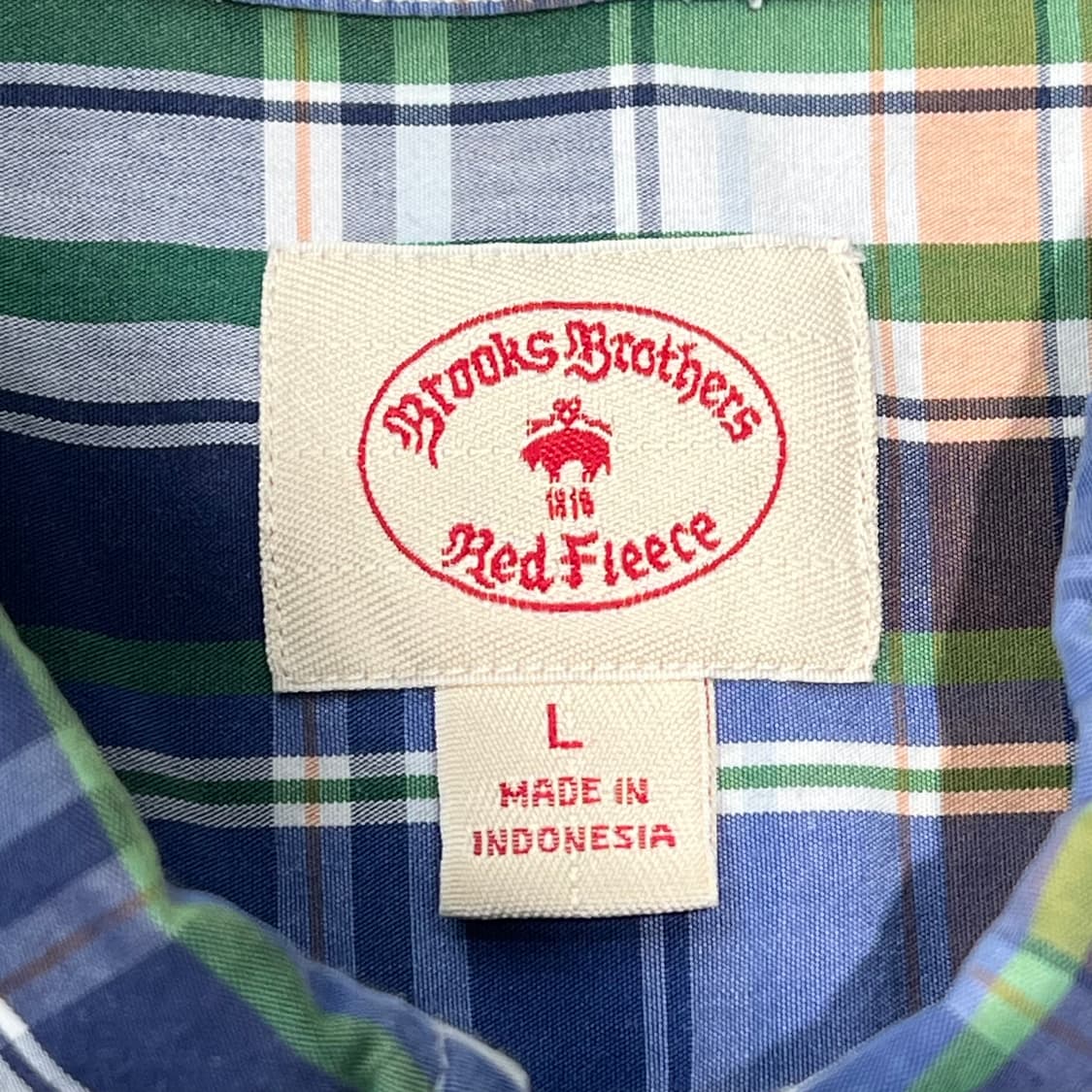 브룩스브라더스 체크 반팔셔츠 s10467 상품이미지5