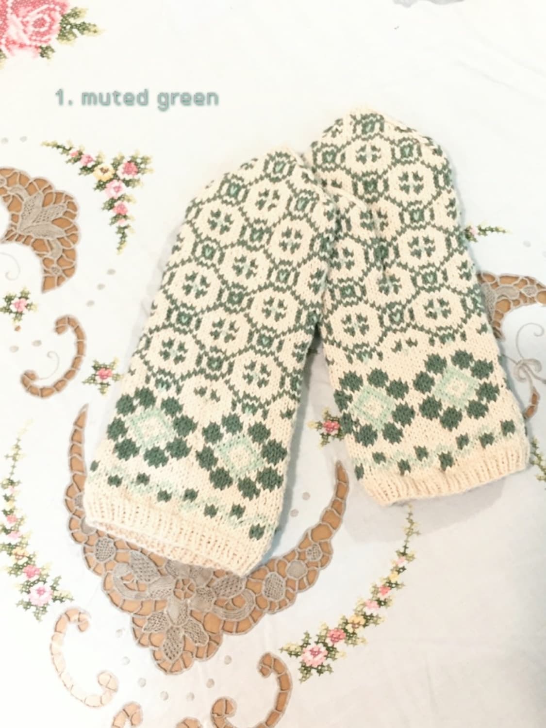 일본 핸드메이드 장갑 넥워머 상품이미지1