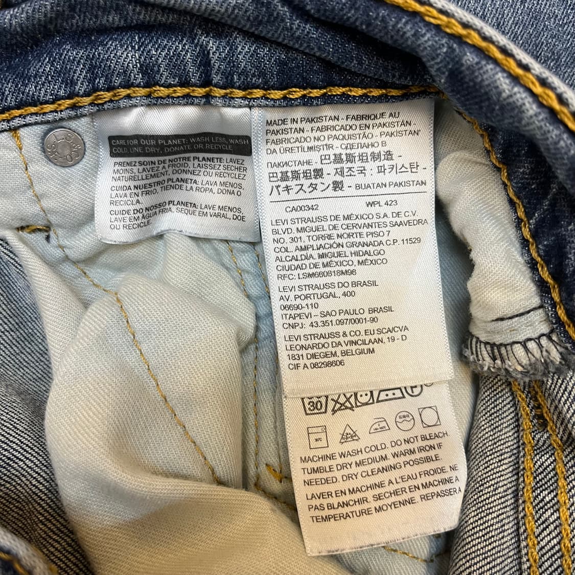 미국빈티지 리바이스 505 청바지 데님팬츠 상품이미지3