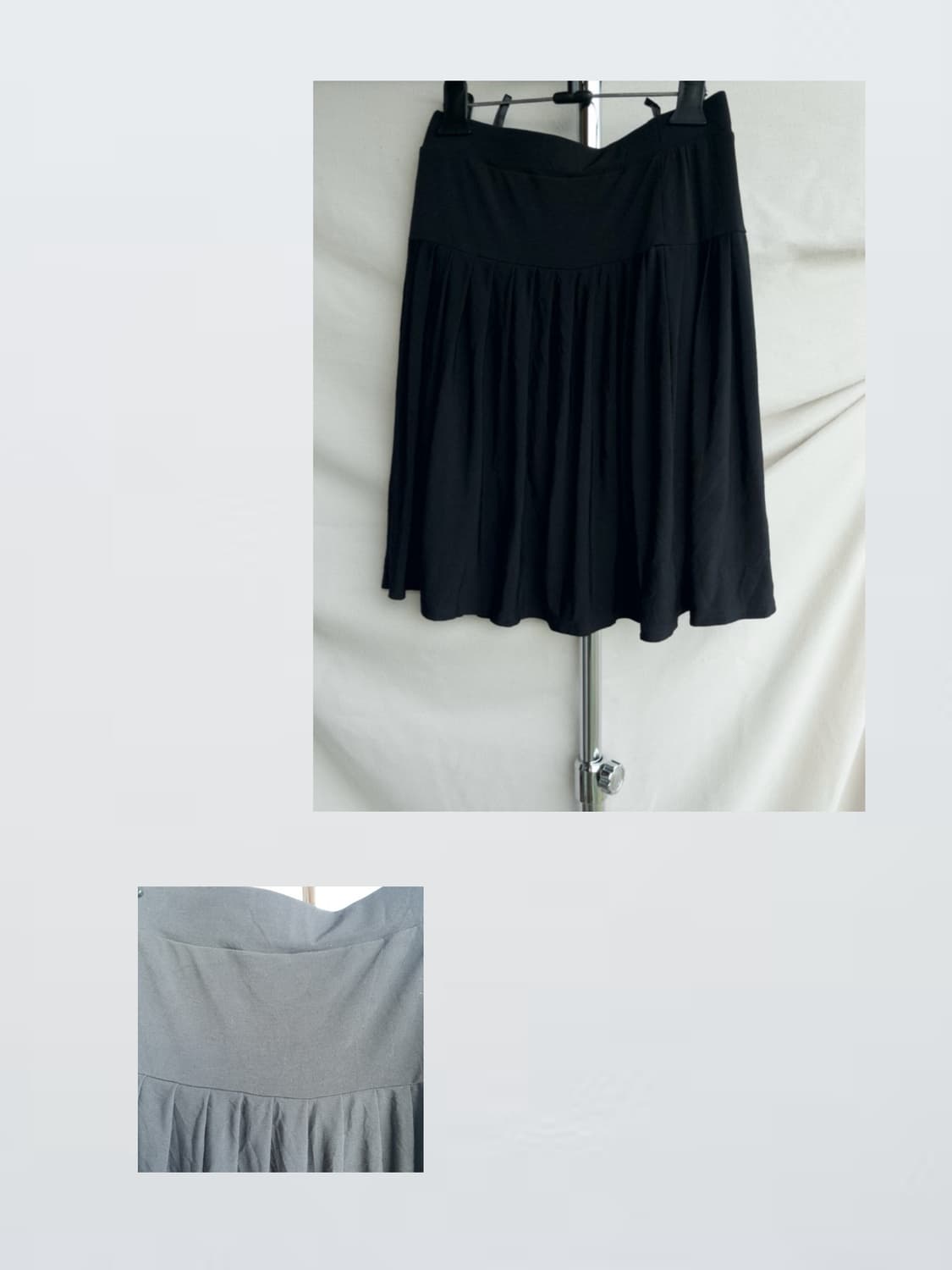 Black Pleated Skirt 블랙 플리티드 스커트 상품이미지1