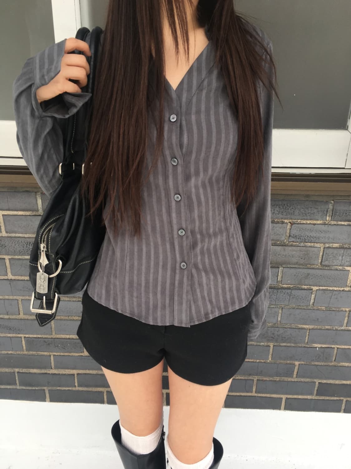 아워캐비넷 low wool shorts 상품이미지1