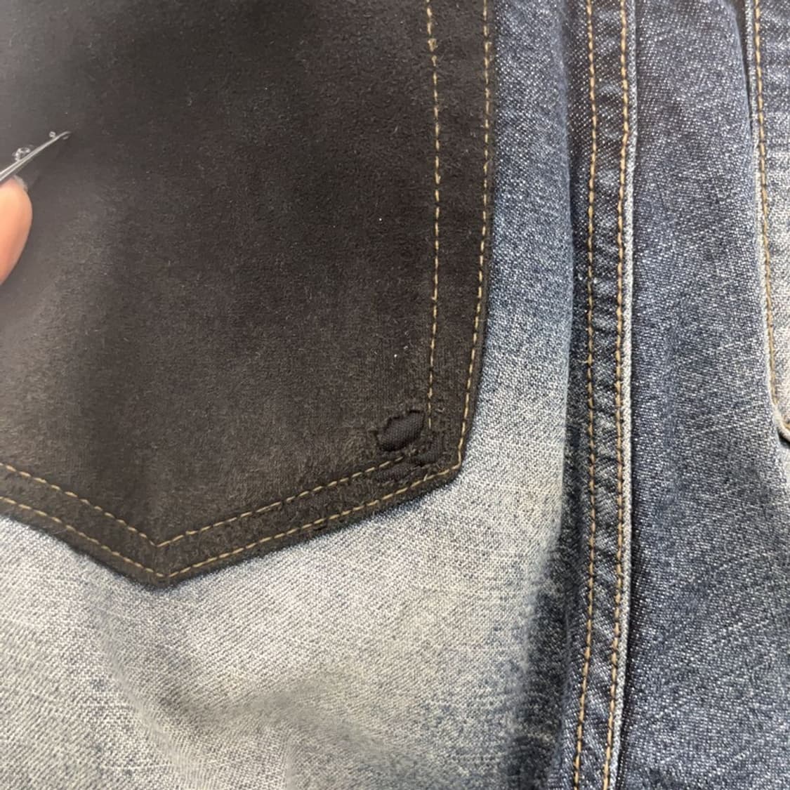 MLB 벨벳라인 스트릿 힙합 레터링 데님팬츠 31인치 C08548 상품이미지5