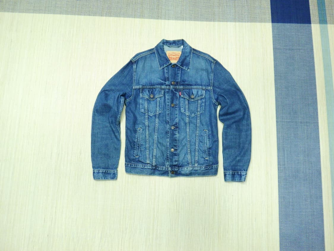 (M/95) Levis 리바이스 남성 청 데님 자켓 상품이미지1