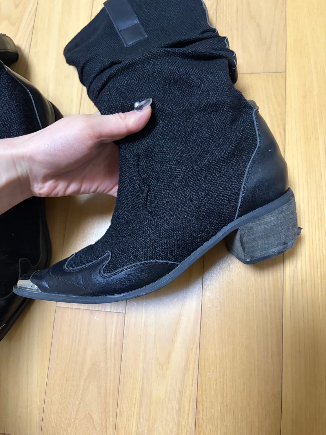 마뗑킴 린넨 웨스턴부츠 상품이미지4