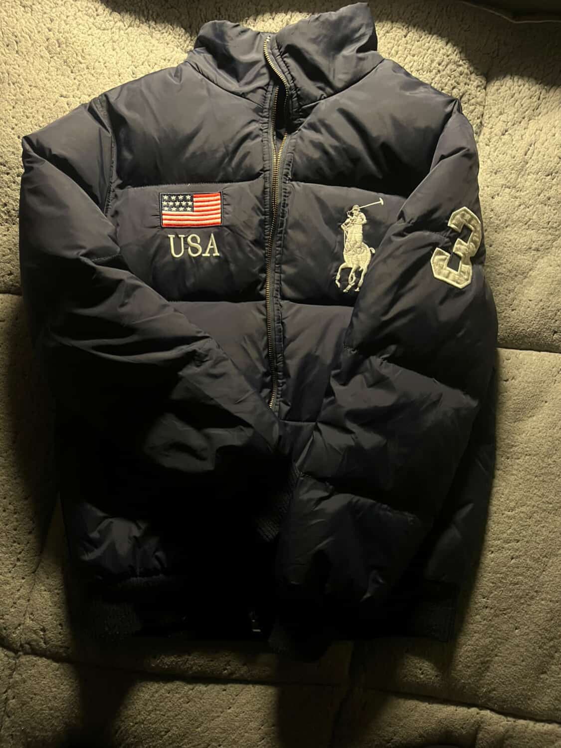 폴로랄프로렌 빅포니 성조기 USA패딩 상품이미지1