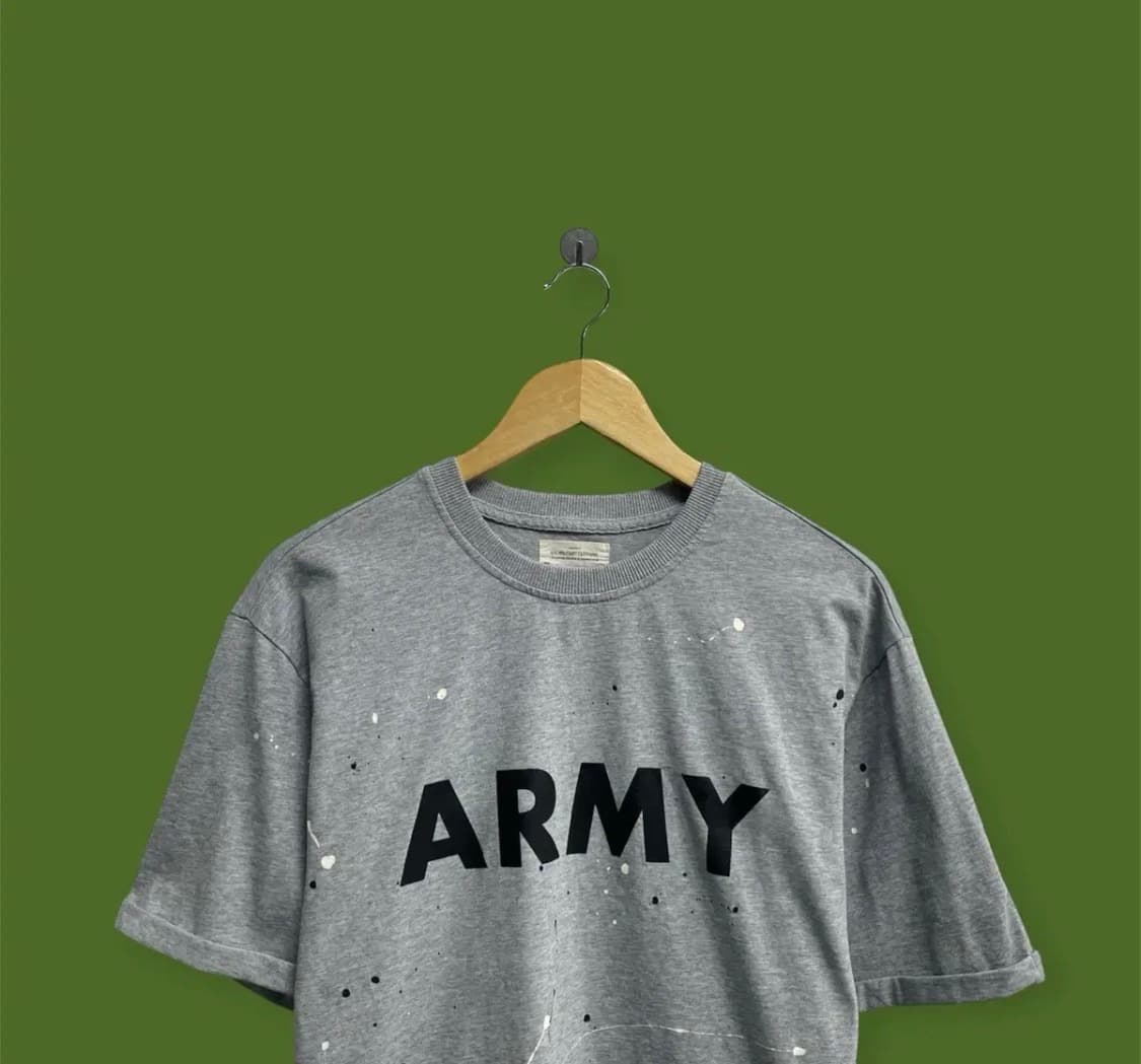 ARMY 페인팅 반팔티 L 상품이미지3