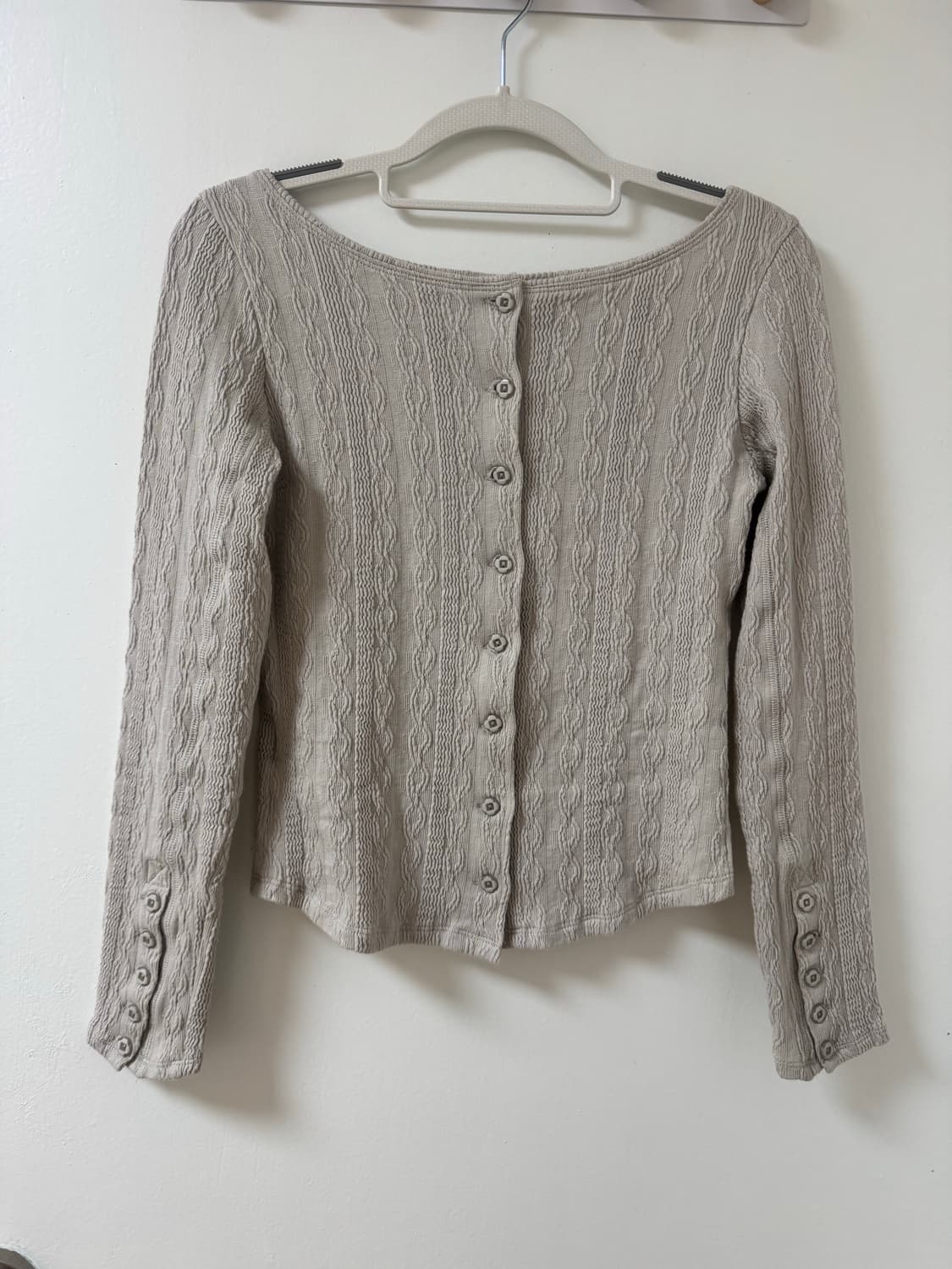 코이세이오 2way 롱슬리브 샌드 (뉴진스 하니 착용) 상품이미지3