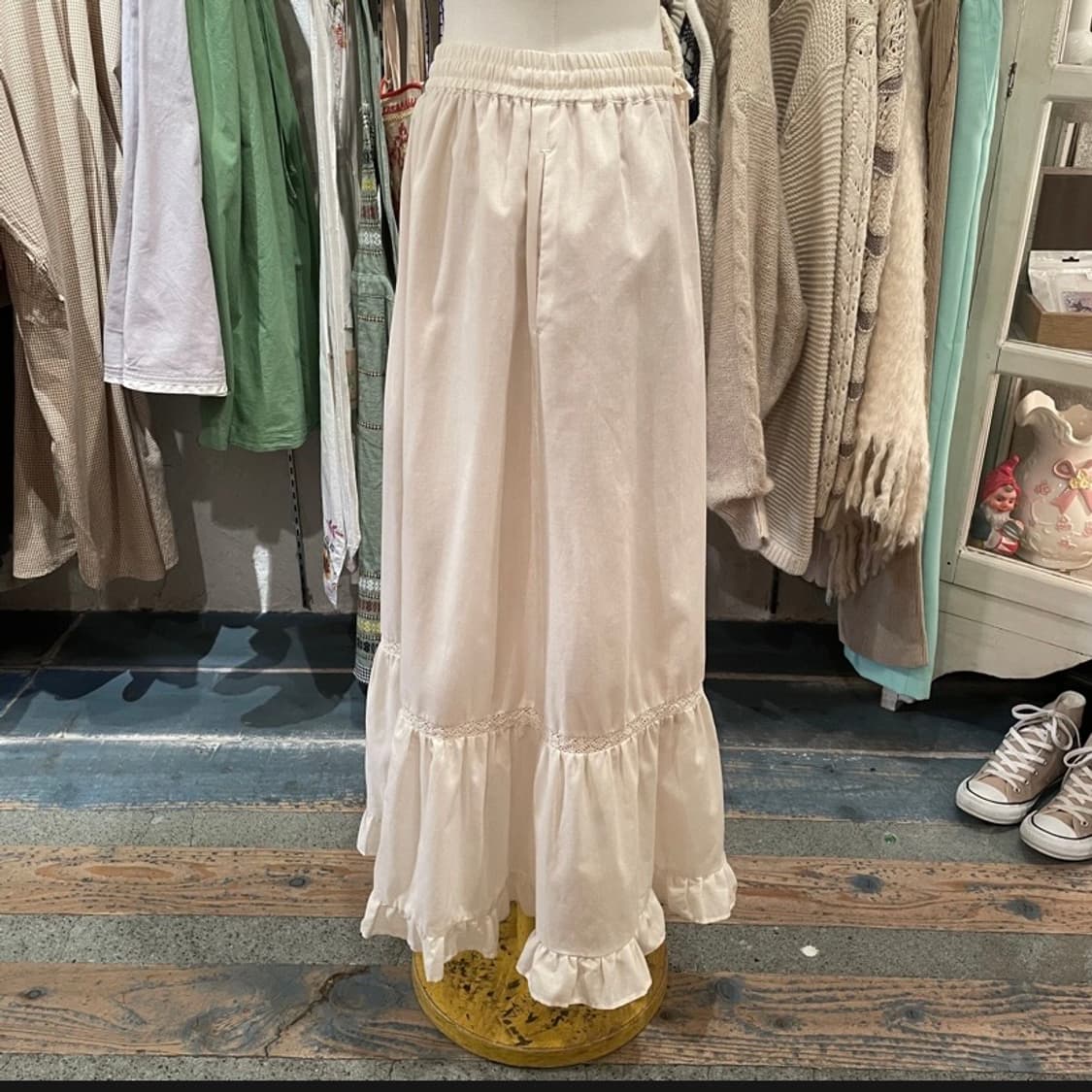 모리걸하구미 아일렛 롱스커트 상품이미지6