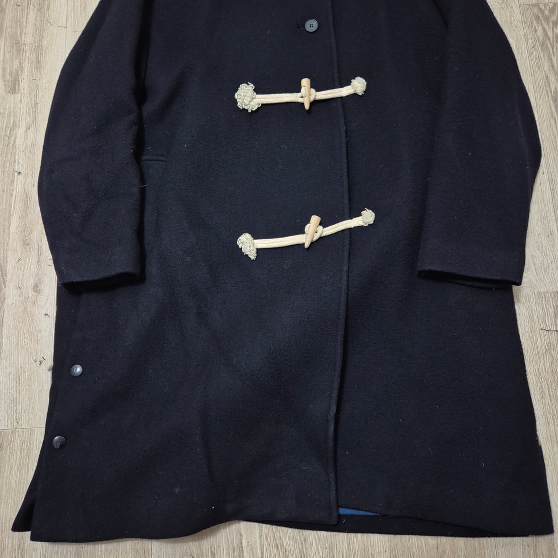 남성 오버사이즈 싱글 떡볶이 코트 L(100) 상품이미지3