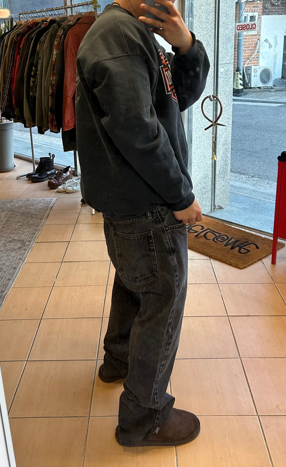 00‘s 리바이스505 블랙진 36in 상품이미지9