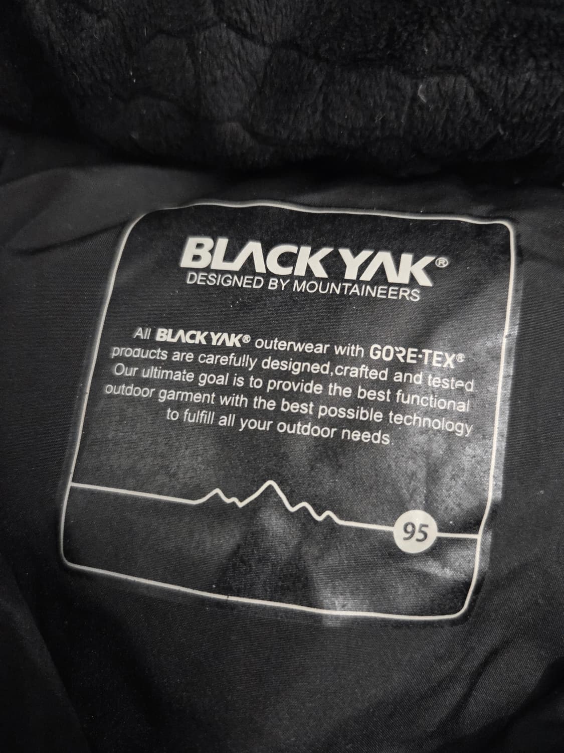 블랙야크 고어텍스 구스다운 블랙 패딩 자켓_95 상품이미지9