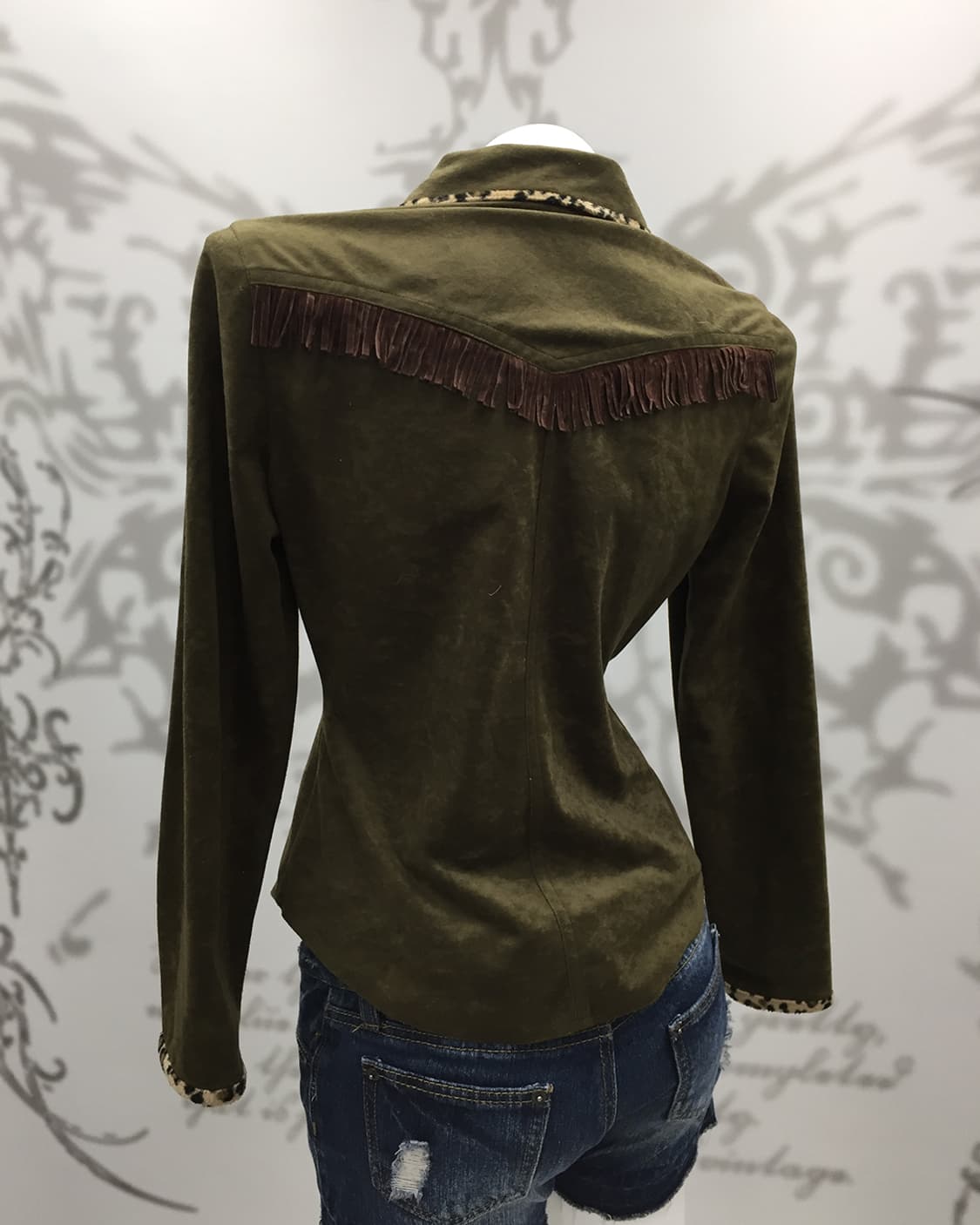 Wild Leopard Velour Slim Shirt 상품이미지5