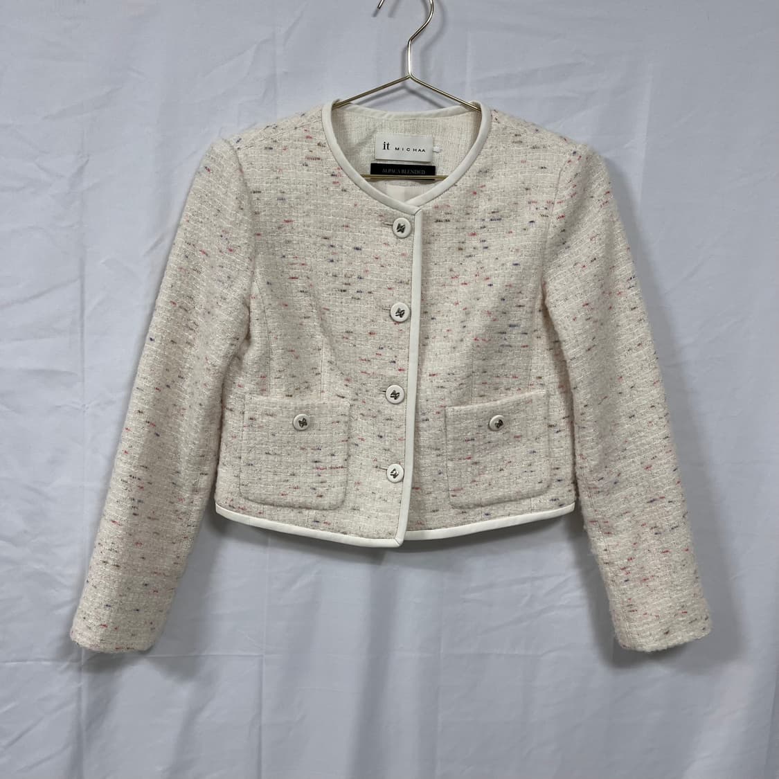 24FW 잇미샤 트위드 자켓 상품이미지1