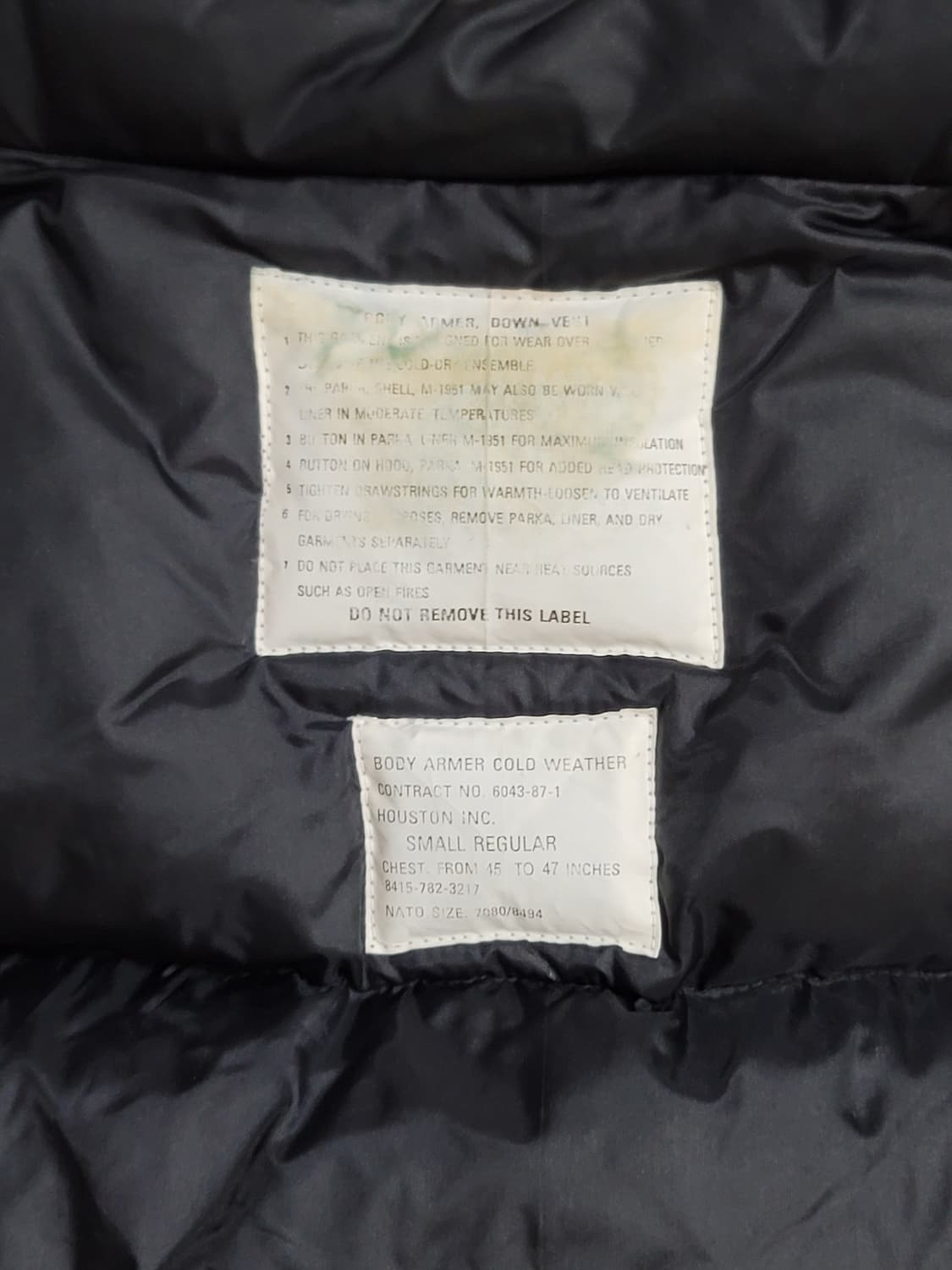 휴스턴 미군 방한용 바디 아머 베스트 상품이미지4