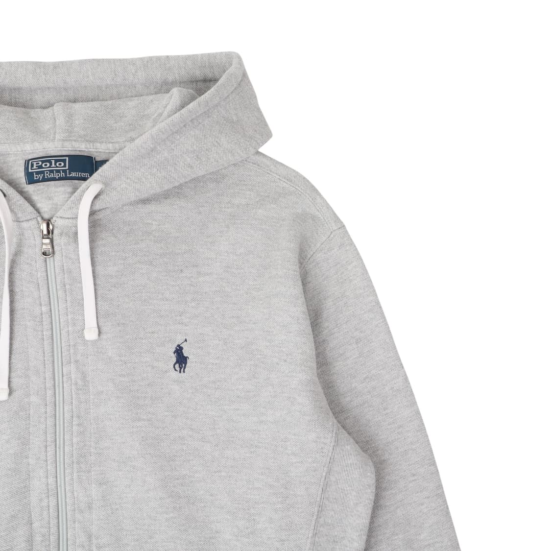 폴로 랄프로렌 그레이 코튼 후드 집업 상품이미지3