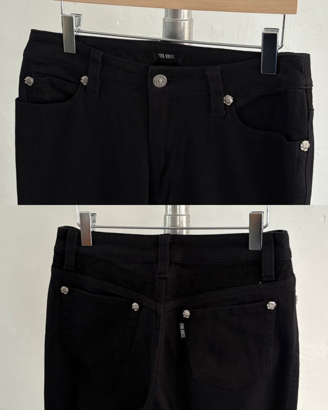 Pink House 핑크하우스 블랙 프릴 데님 상품이미지6