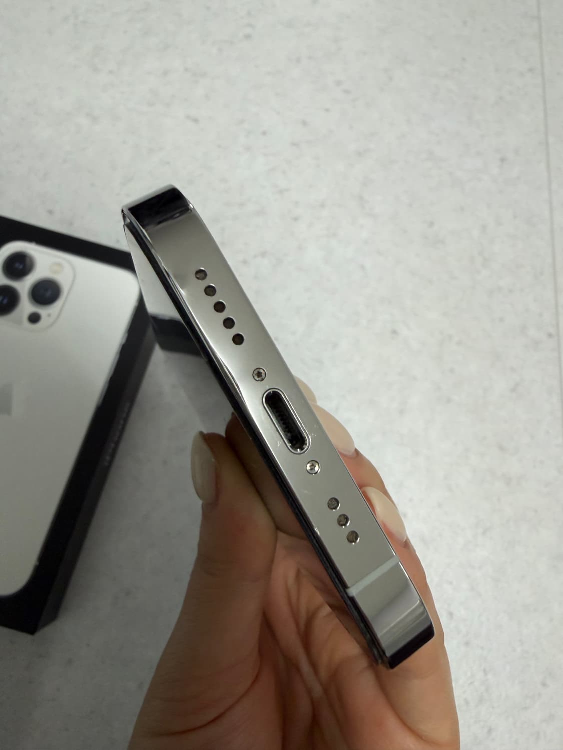 아이폰 13pro 실버 128기가 상품이미지3