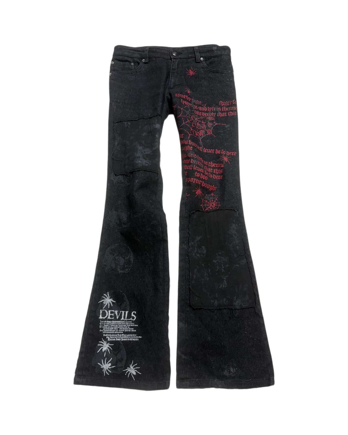 에이치나오토 h.naoto 디테일데님 흑청부츠컷 상품이미지1