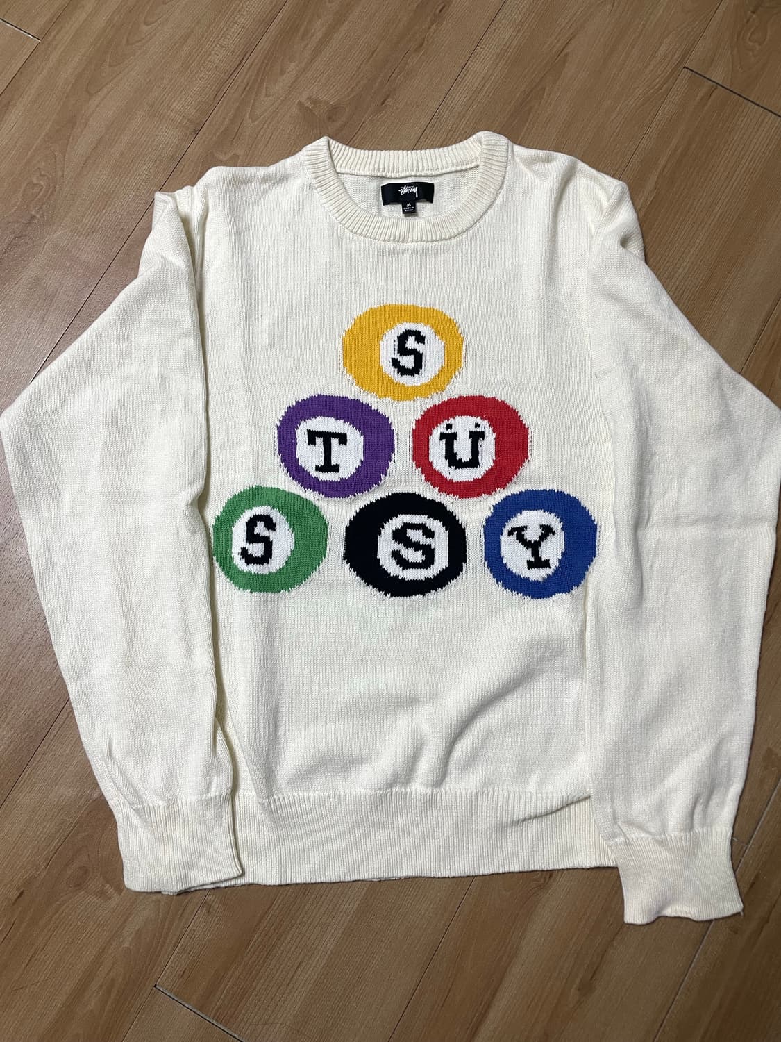 스투시 빌리어드 니트 M 상품이미지1