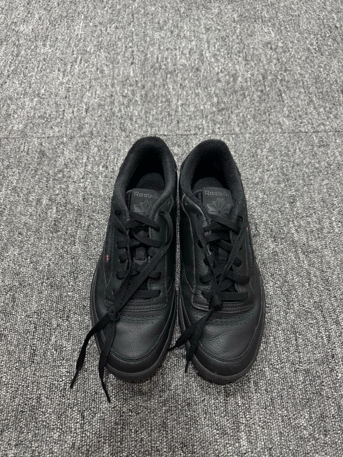 1회착용) 리복 클럽c 85 트리플 블랙 280 상품이미지2