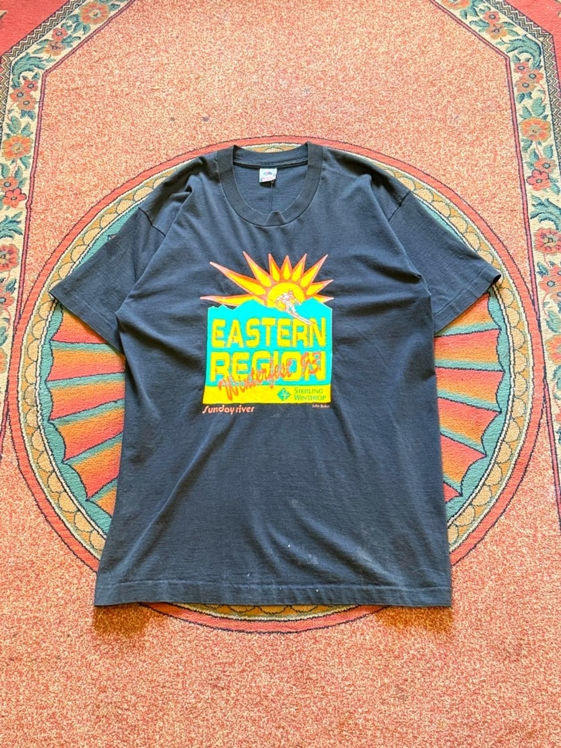 Fruit Of The Loom 프룻오브더룸 빈티지 프린팅 싱글스티치 튜 상품이미지1