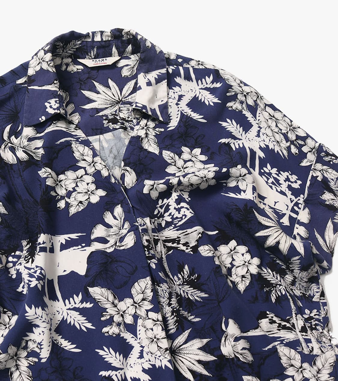 BEAMS HEART - BOTANICAL PULLOVER SHIRT 상품이미지5