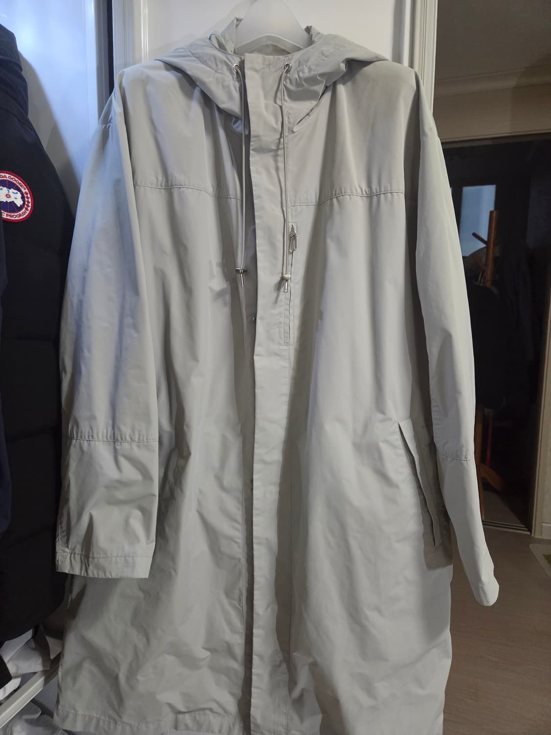 [S급/1회착] 타임옴므 후드  롱 바람막이 (100) 상품이미지1