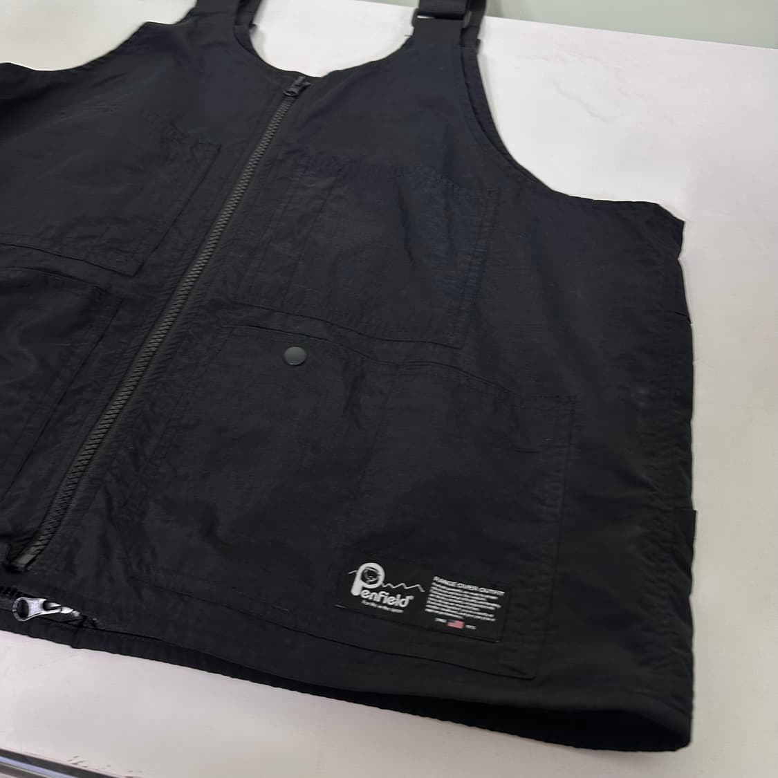 OS 펜필드 멀티포켓 블랙 나일론멜빵 상품이미지1