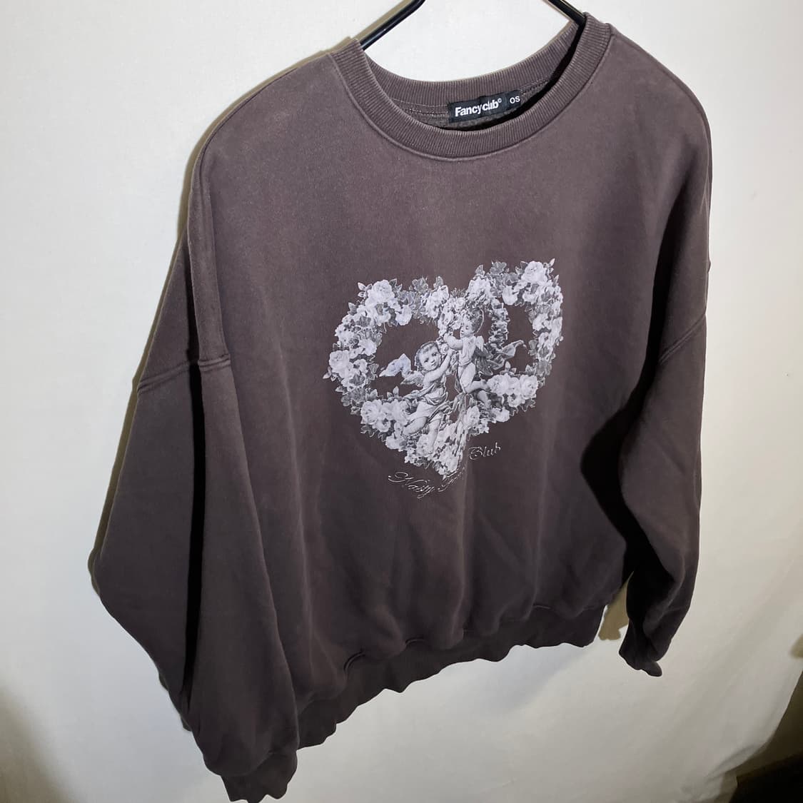 OS)팬시클럽 오버핏 맨투맨 스웻셔츠 상품이미지1