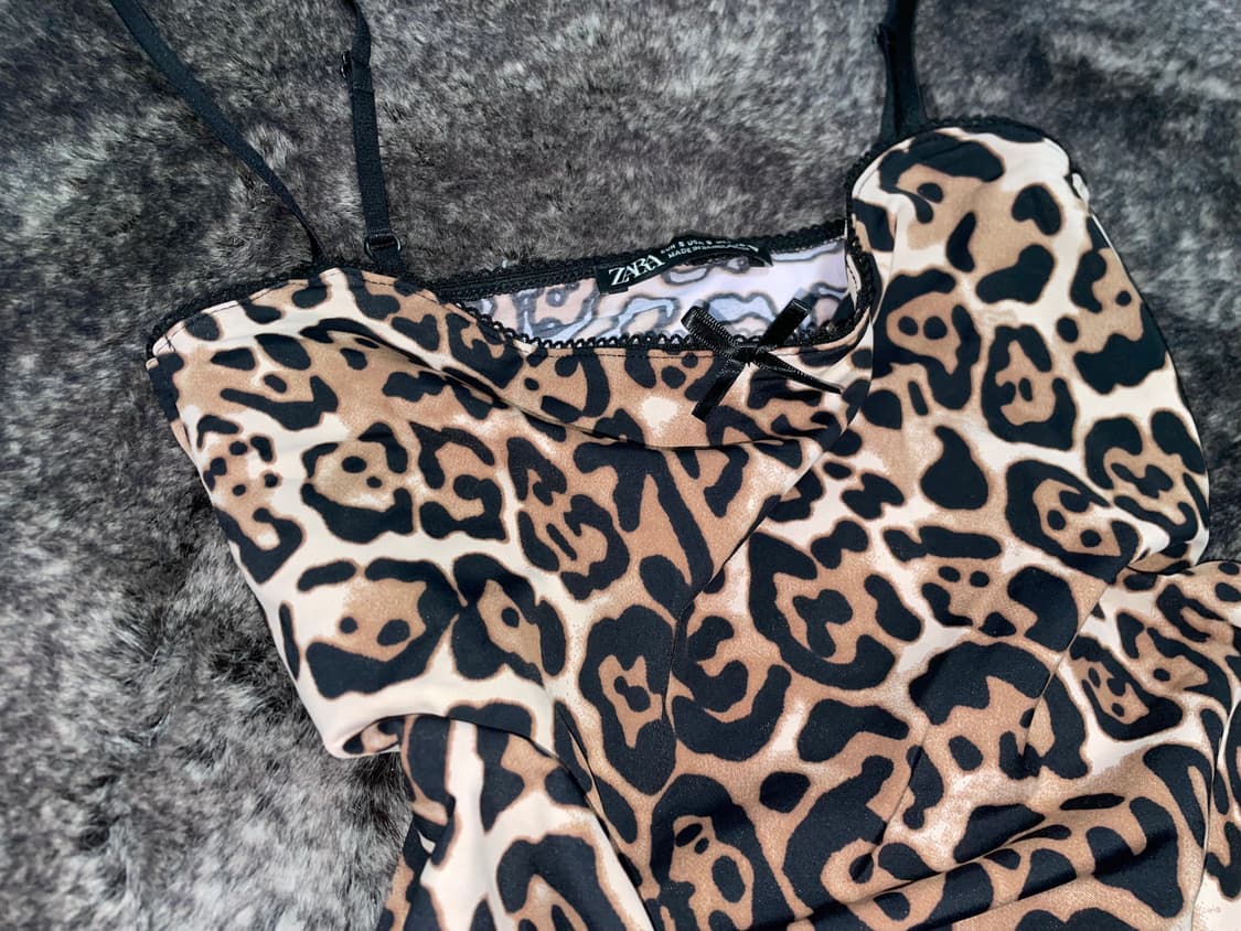 Zara reopard sleeveless  상품이미지4